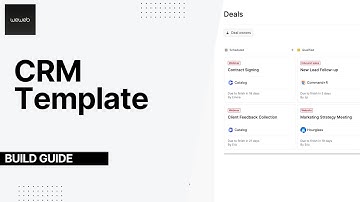 CRM Template in WeWeb