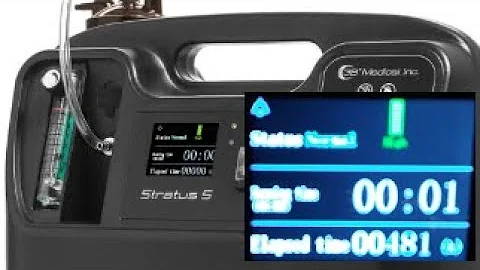 What is Red LOW Green HIGH Status Light Blinking on Stratus 5 Oxygen Concentrator (FIX Beeping Alarm