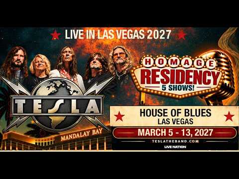 TESLA Announces 2027 Las Vegas Residency - dates/venue