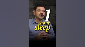 1 Hr Sleep ≡ IIT Selection