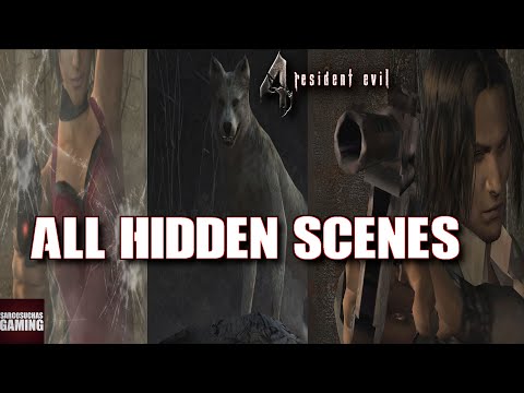 Resident Evil 4 - All Hidden/Optional Scenes - 4K HD