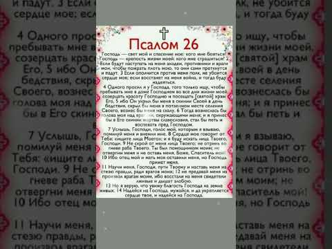 Прочти прямо сейчас Псалом 26 #добрые_знания #shortvideo #православие