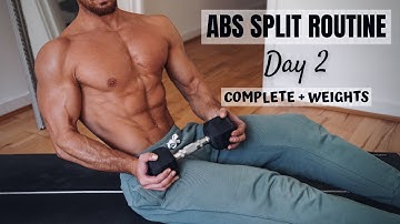 My 3 Day Split ABS WORKOUT | Day 2 | Rowan Row