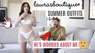 Husband RATES my LAURAS BOUTIQUE SUMMER Outfits