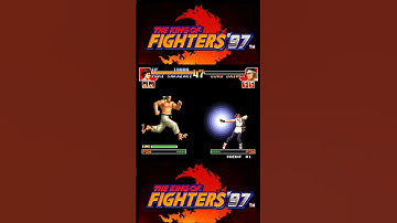 The Kof 97 Yuri Vs Goro Daimon #kof #arcade #fightinggames