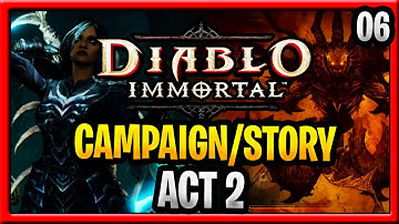 Diablo Immortal Closed Beta Gameplay Campaign and Story Part 6 Necromancer