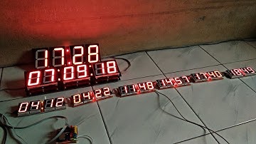 DIY Merakit JWSD (Jam Waktu Shalat Digital) Arduino Seven Segment " Arduino Praytime"