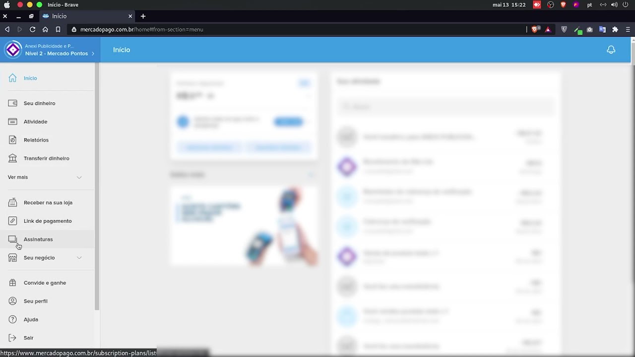 New Tutorial pagamento recorrente e link de pagamento mercado pago