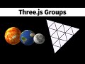 Threejs groups tutorial  how to organize code with threejs groups