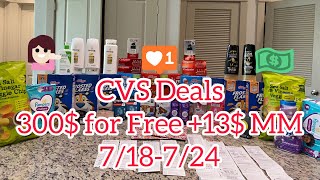 Amazing CVS Haul ? All product worth of 300$ for Free + 13$ MM ?