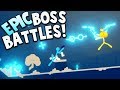 EPIC STICK FIGHT BOSS BATTLES! | Stick Fight The Game Gameplay