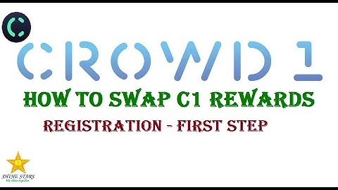 CROWD 1 | HOW TO SWAP C1 REWARDS | SHINESTARS