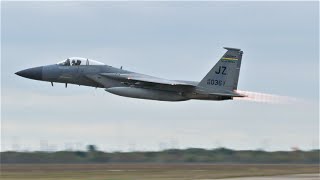 (4K) Wings Over Houston 2022: F-15C Bayou Militia!