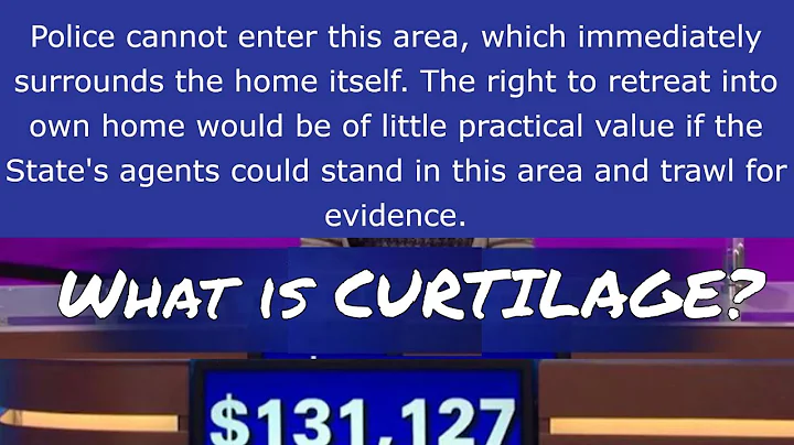 Police cannot enter your porch or side garden and trawl for evidence with impunity. Curtilage.