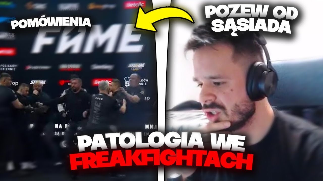 TAKEFUN - SZCZERZE O PATOLOGII WE FREAKFIGHTACH, DZIWNY POZEW OD SĄSIADA, OSTRO O INFLUENCERKACH