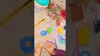 DIY flower with clay 🌷
