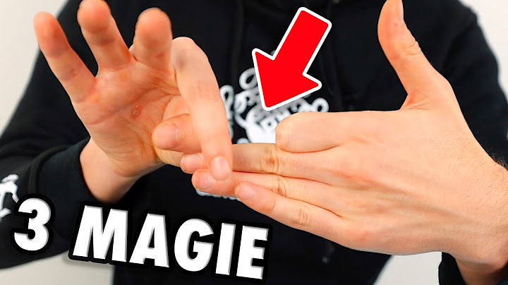 3 MAGIE FACILI CON LE DITA (Spiegazione)