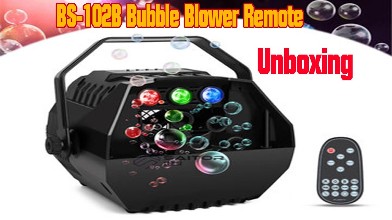 bubble machine | ali express | unboxing BS-102B - YouTube