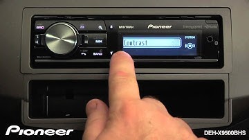 How To - DEH-X9500BHS - System Settings