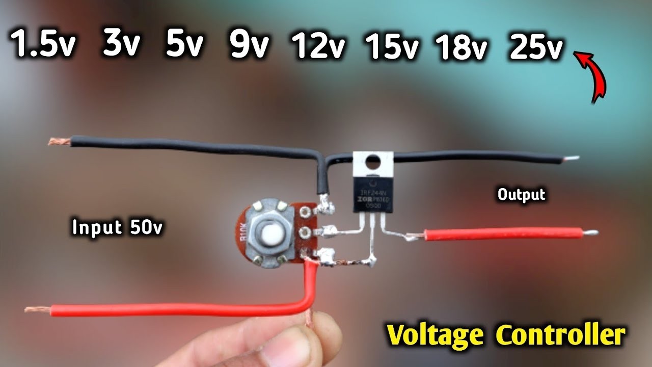 Voltage Controller DIY | How to Make Voltage Controller at Home | Z44N MOSFET Project . Diy