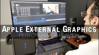 Apple External Graphics eGPU DevKit Performance Preview (Final Cut/Xcode/Windows) screenshot 1