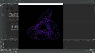 Halvorsen strange attractor: Java Implementation