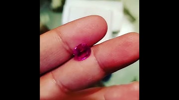 Beautiful 2 carat piece of old burmes ruby from burma mines.