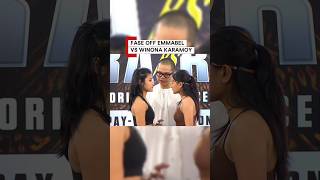 WEGH IN AND FACE OFF WINONA VS EMMABEL 🔥😱 #shorts