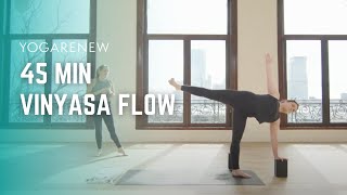 45 Minute Vinyasa Yoga Class That Will Get You into Headstand!