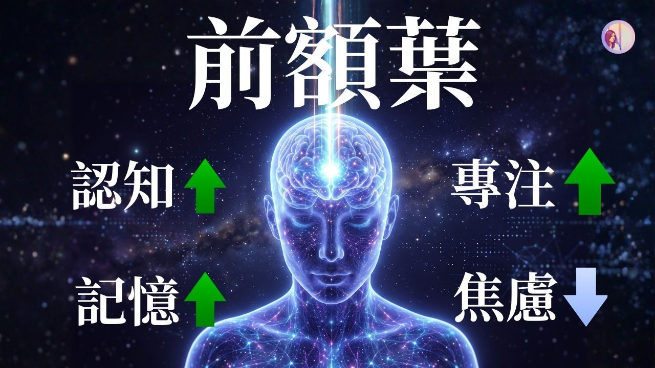 前額葉音樂,腦霧+焦慮▼、認知+記憶+專注▲|亞蒂絲冥想音樂#大腦音樂、腦波幫助 縮圖