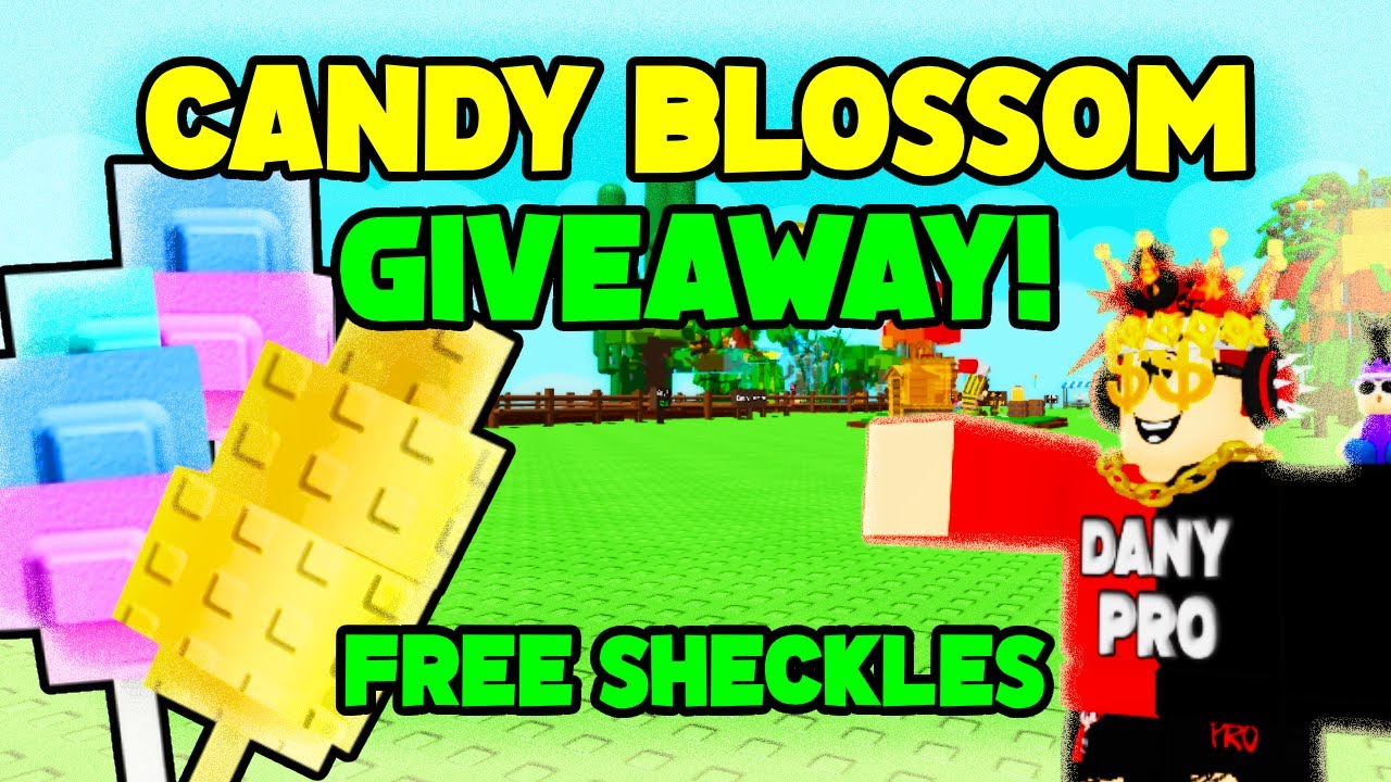 🔴LIVE | Grow A Garden Candy Blossoms Giveaway | Free Sheckles