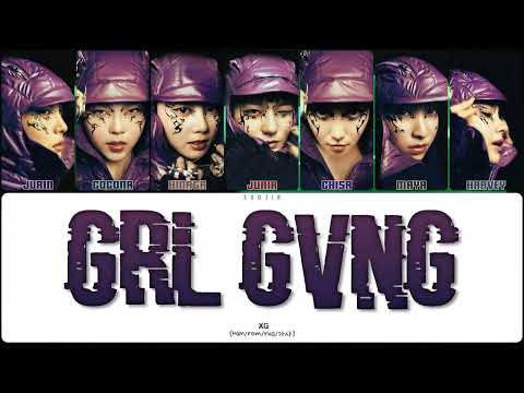XG - GRL GVNG (ПЕРЕВОД | КИРИЛЛИЗАЦИЯ | COLOR CODED LYRICS)
