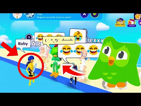 TROLLING PLAYER AS A DUOLINGO🤣WITH FUNNY MOMENTS😂IN PK XD✨