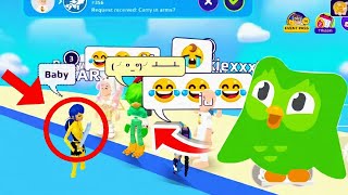 TROLLING PLAYER AS A DUOLINGO🤣WITH FUNNY MOMENTS😂IN PK XD✨ screenshot 5