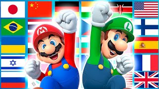 The Super Mario Bros in 50 Languages