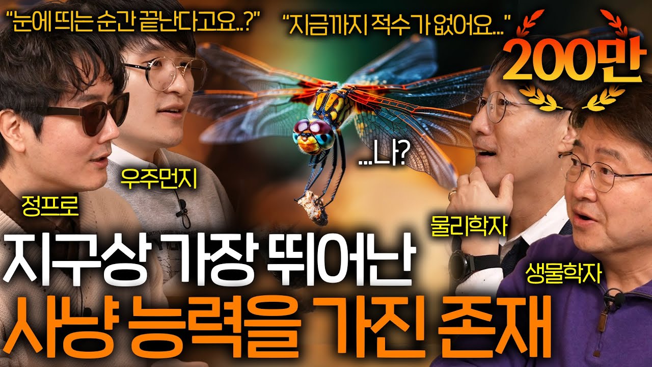 현대 과학으로도 설명 불가능한 잠자리의 미친 능력 (사냥 사기캐 ㄷㄷ) ㅣ과학을 보다 EP.50