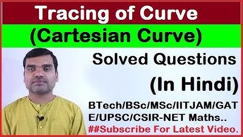 Tracing of Cartesian Curve in Hindi(Part-II)