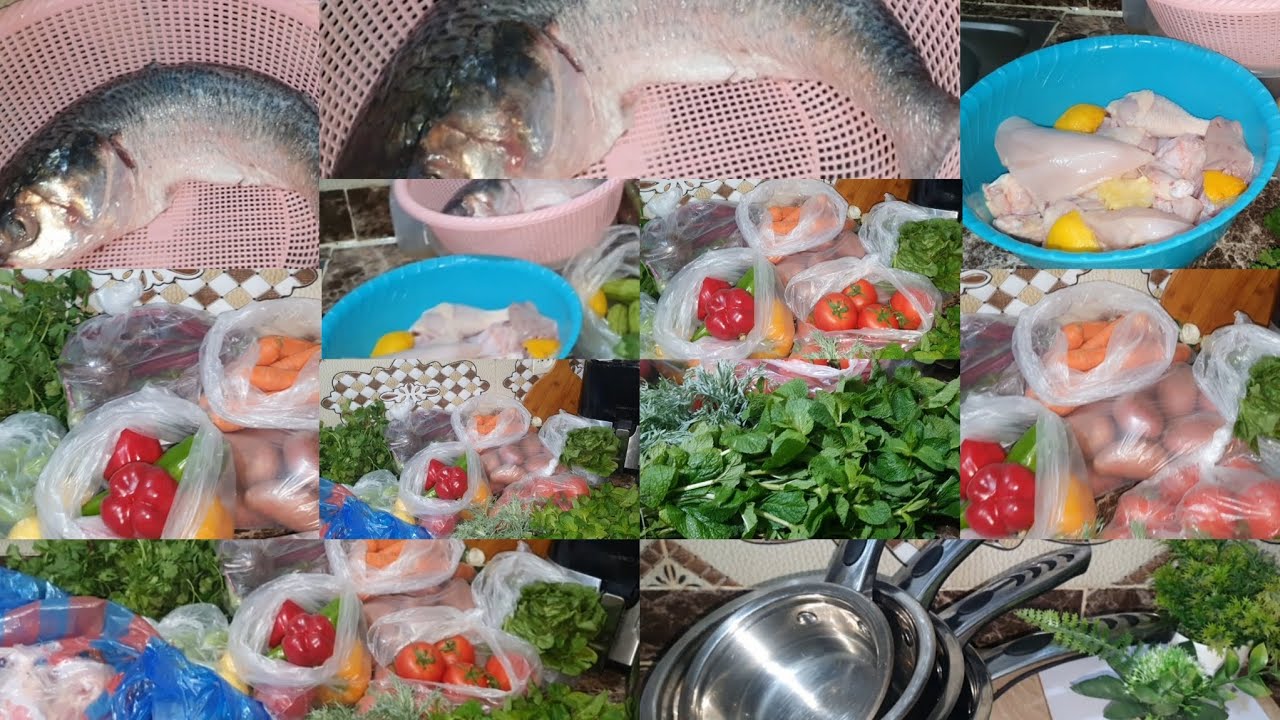 الخير موجود خص غير الأثمنة تنخافض الله يهديهم علينا  تقديت الخضار والدجاج والحوت وشاركت معاكم أثمنة🍅