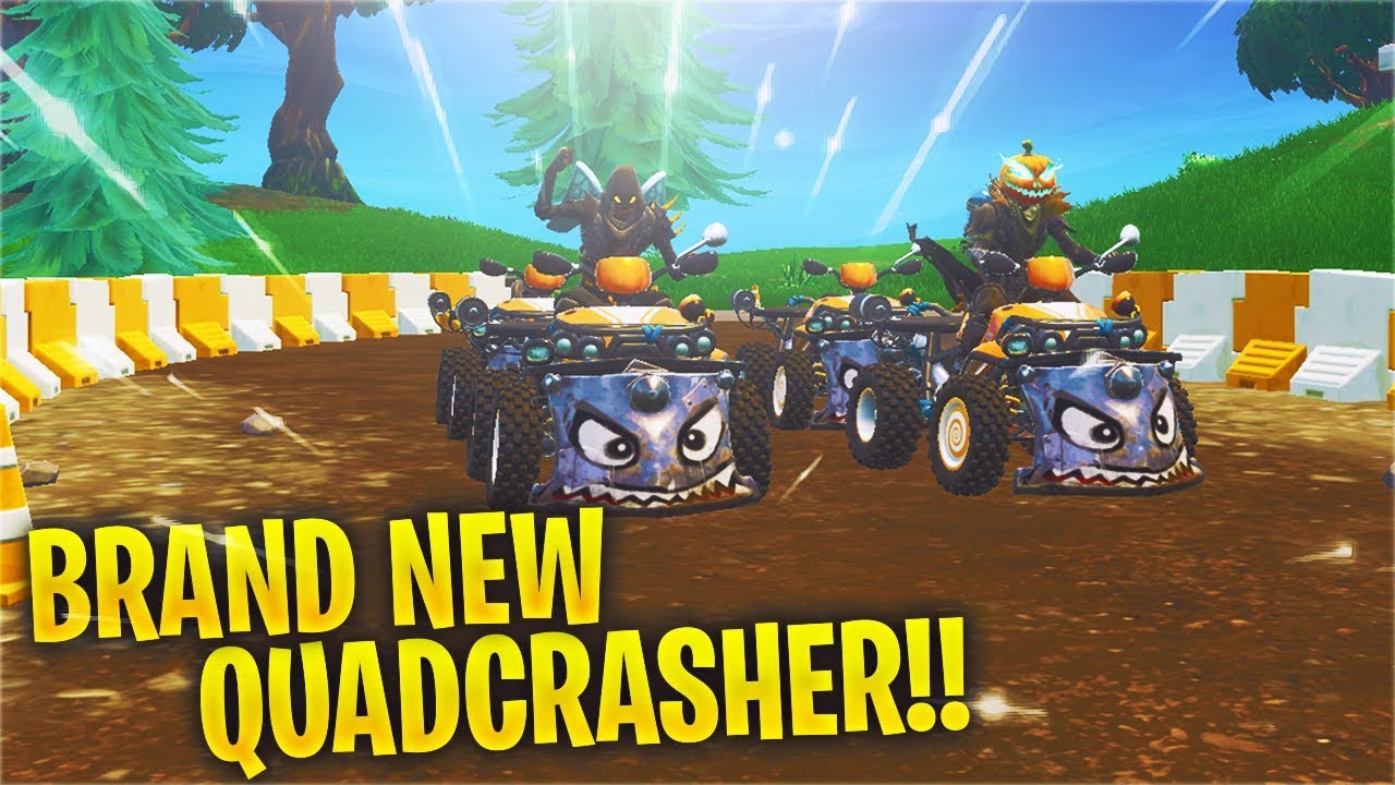 new quadcrasher vehicle gameplay new location fortnite - cars in fortnite locations