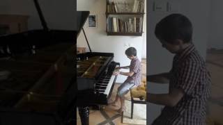 Etude Hermann Berens Opus 88, Piano Séverin 9 Ans