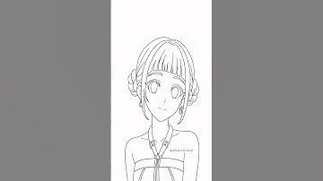 Drawing Zoey From Kpop Demon Hunters (Fast Speed) #kpopdemonhunters #digitalart #huntrix #shorts