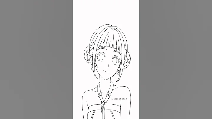 Drawing Zoey From Kpop Demon Hunters (Fast Speed) #kpopdemonhunters #digitalart #huntrix #shorts