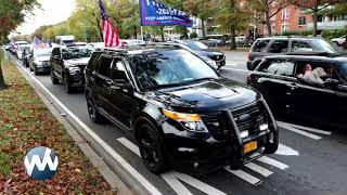 Jewish Trump Car Rally in Brooklyn, New York