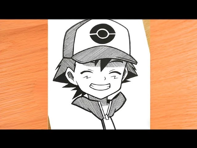 How to Draw Cute Kawaii Chibi Ash Ketchum and Pikachu from Pokemon Easy  Step by Step Drawing Tutorial for Kids and Beginners | How to Draw Step by  Step Drawing Tutorials