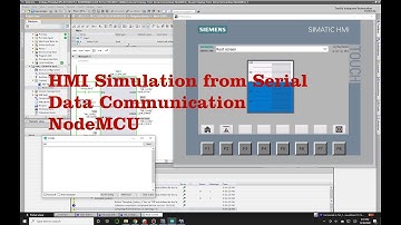 Display HMI Simulator on Siemens S7 1200 From Serial Communication NodeMCU using ModBus TCP