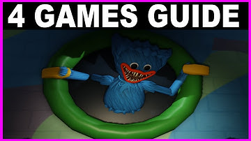 Poppy Playtime: Chapter 2 Roblox All Games Guide - Musical Statues Wack A Wuggy Android IOS PC Xbox