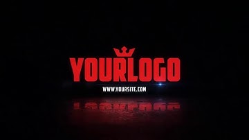 462  - Cinematic Light Rays Logo v2 any Color epic opener animation intro
