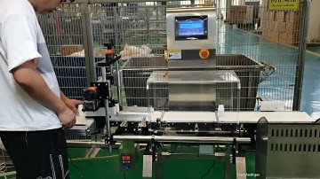 Small Bottle Dynamic Checkweigher Online Weight Sorting Machine