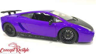 Lamborghini Gallardo Superleggera 1/18 Scale Model Car Custom Vinyl Wrap