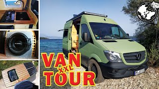 DIY Campervan ┃ XXL Roomtour ┃ Mercedes Sprinter Van Conversion